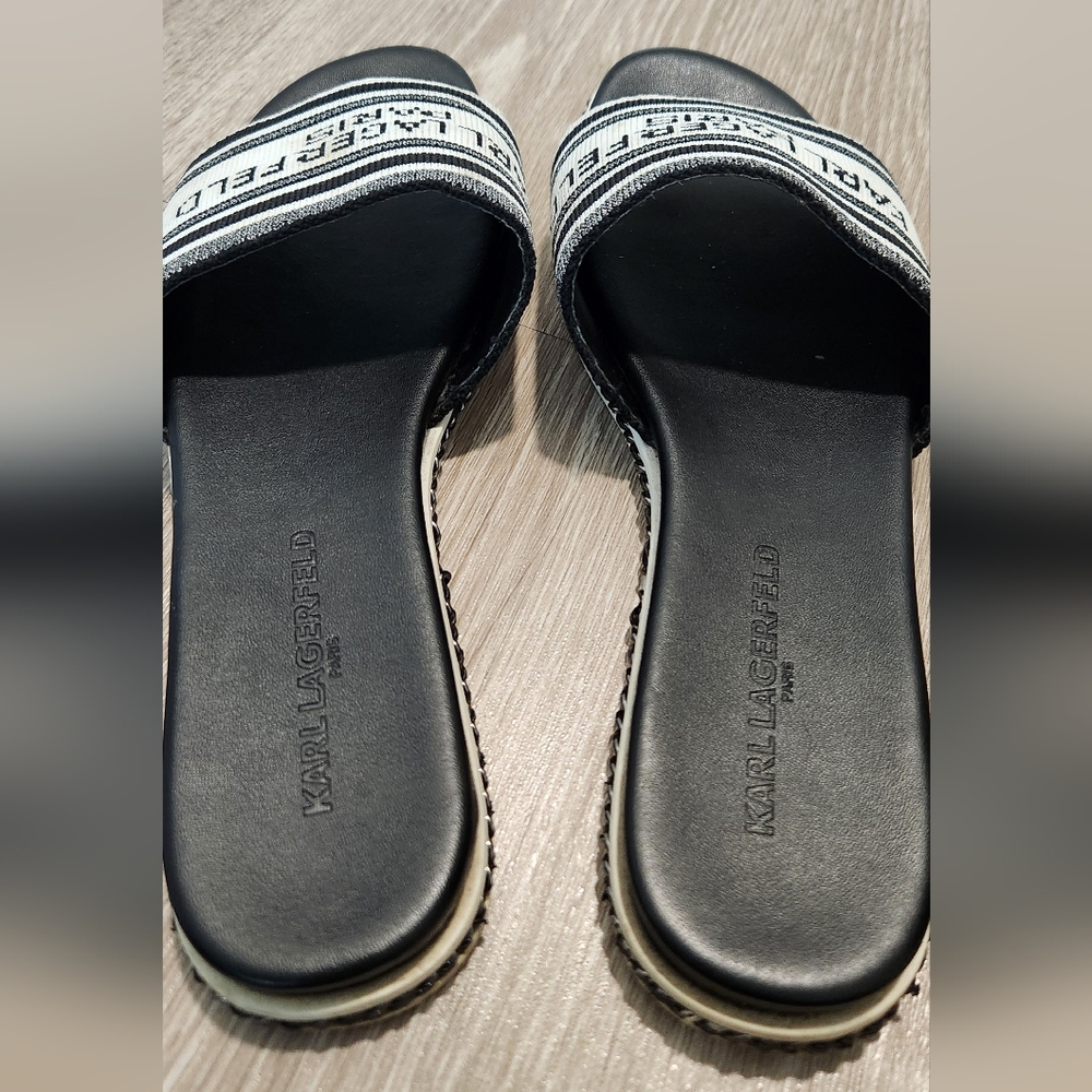 Karl Lagerfeld Paris Blix Slide Sandal size 7.5 - Picture 6 of 9